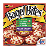 Ore-Ida Bagel Bites cheese & pepperoni, 9 mini bagels Full-Size Picture